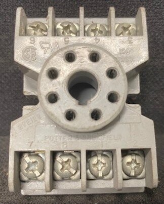 AMF-Potter & Brumfield 27E122 8-Pin Relay Socket