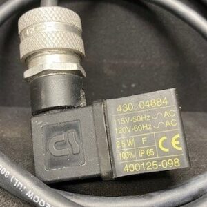 ASCO 400125-098 Solenoid Valve Coil with Cord