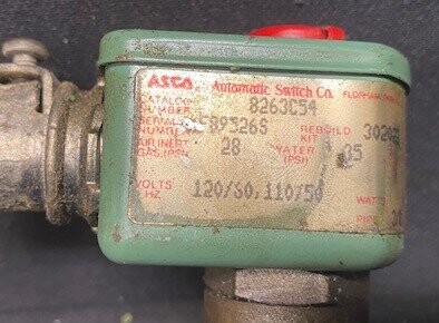 ASCO 8263C54 Solenoid Valve