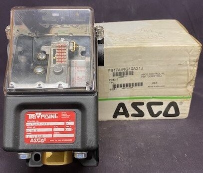 ASCO PB17A/RG10A21J TriPoint Pressure Switch
