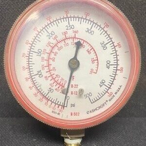 Ashcroft Unknown Model Refrigerant Pressure Gauge