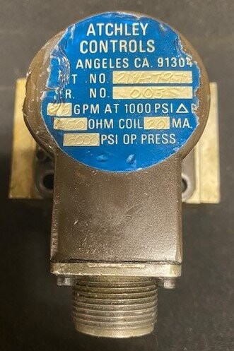Atchley 211A-797 Servo Valve - Image 2