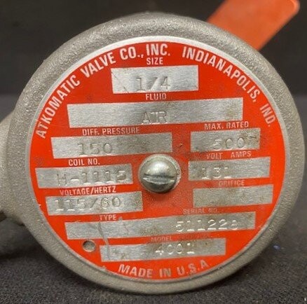 Atkomatic 4001 Pneumatic Valve - Image 2