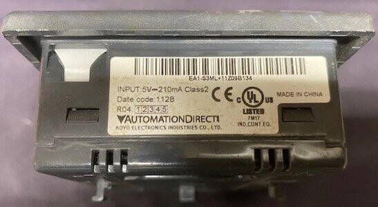 Automation Direct EA1-S3ML Touchscreen Operator Interface Panel - Image 2