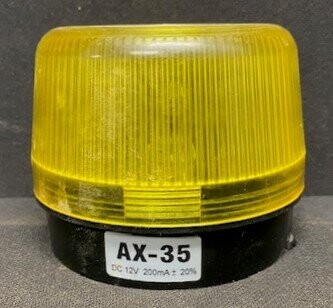 Unknown Brand AX-35 Yellow Lens Strobe Light