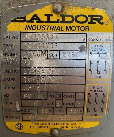 Baldor JPM2534T 30-HP Motor - Image 4