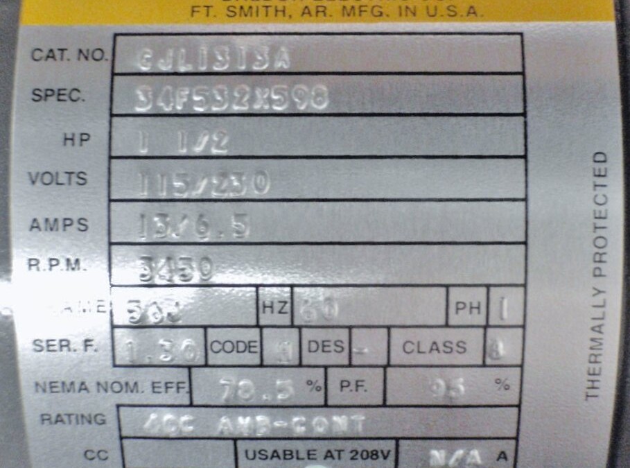 Baldor CJL1313A Motor - Image 4