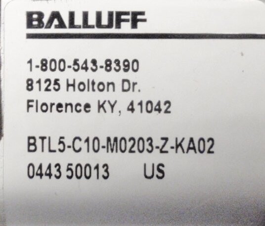 Balluff Micropulse Linear Transducer BTL5-C10-M0203-Z-KA02 - Image 3