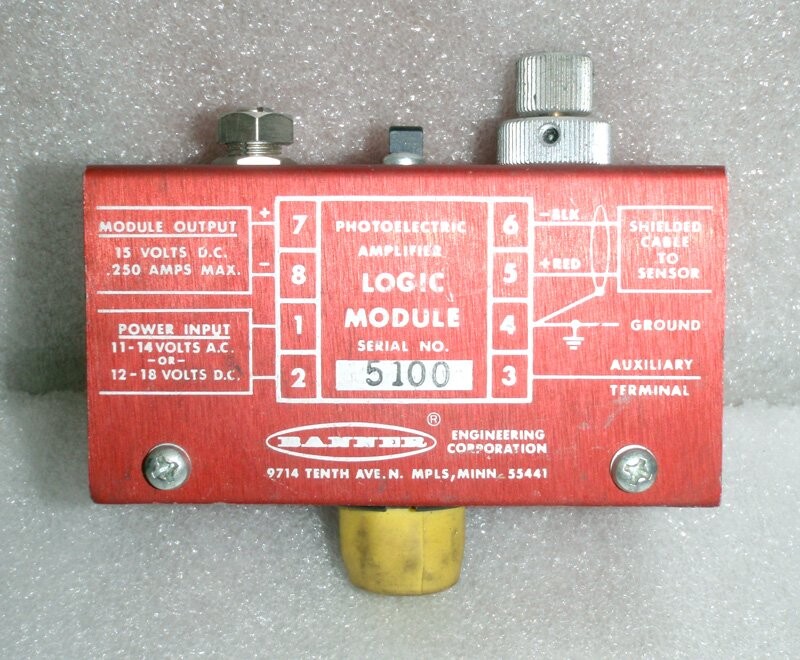Banner B5-14 Photoelectric Amplifier Logic Module - Image 2