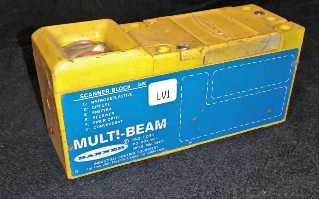 Banner LV1 Multi-Beam Scanner Block Photoelectric Sensor
