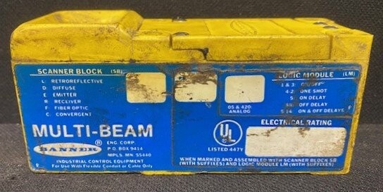 Banner Unknown Model Multi-Beam Photoelectric Scanner Block - Image 2