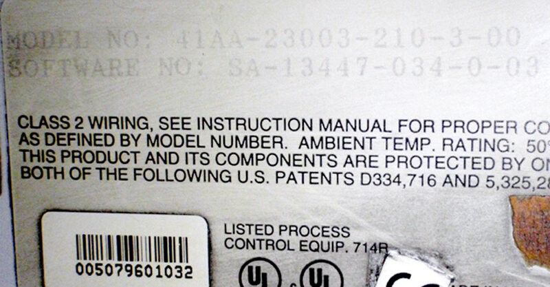 Barber-Colman 41AA-263003-210-3-00 Maco 4000 Operator Station - Image 2