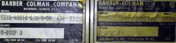 Barber-Colman 522B-40016-010-0-00 520 Solid State Controller - Image 3