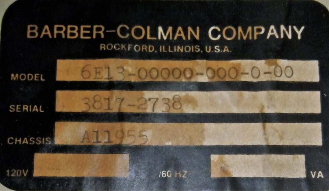 Barber-Colman 6E13-00000-000-0-00 - A11955 Chassis w/ A-11838-2 P/A Mother Board - Image 2