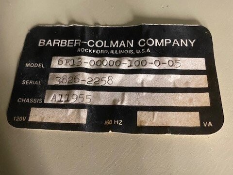 Barber-Colman 6E13-00000-100-0-05 Module Chassis A11955 with A-11838-2 P/A Motherboard - Image 2