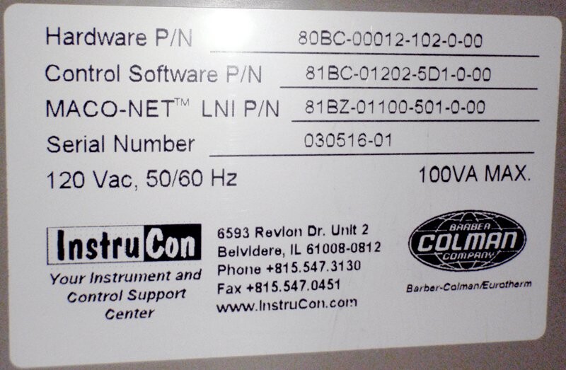 Barber-Colman 80BC-00012-102-0-00 Maco 8000 Insta-Set Module - Image 2