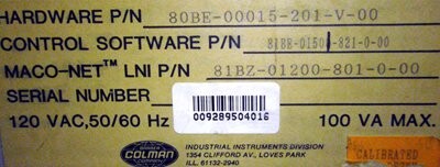 Barber-Colman 80BE-00015-201-V-00 Maco 8000 Insta-Set Module - Image 2