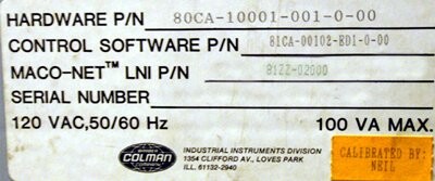 Barber-Colman 80CA-10001-001-0-00 Maco 8000 Sequence Module - Image 2
