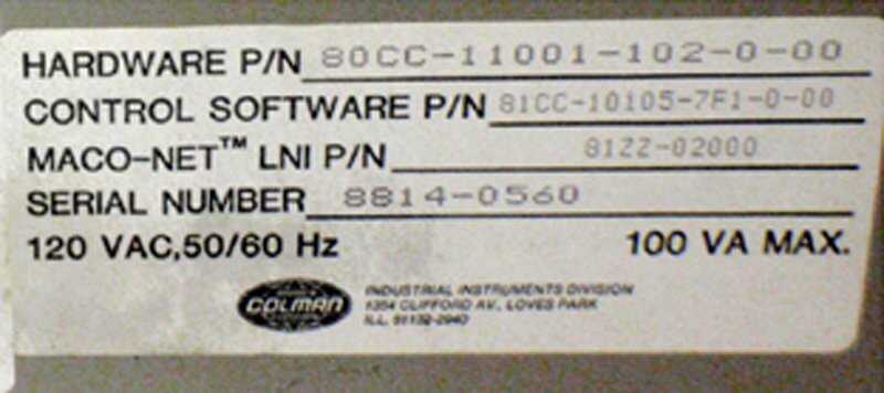 Barber-Colman 80CC-11001-102-0-00 Maco 8000 Sequence Module - Image 3