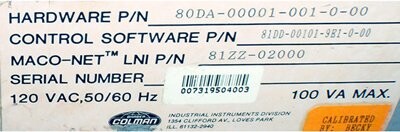 Barber-Colman 80DA-00001-001-0-00 Maco 8000 Temperature Module - Image 2