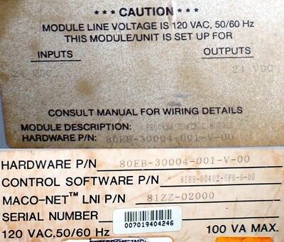 Barber-Colman 80EB-30004-001-V-00 Process Control Module - Image 2