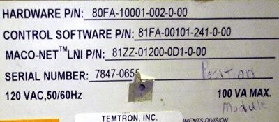 Barber-Colman 80FA-10001-002-0-00 Maco 8000 Positioning Module - Image 2