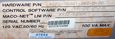 Barber-Colman 80FC-10001-002-0-00 Maco 8000 Positioning Module - Image 2