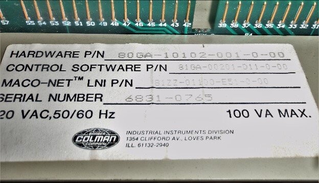 Barber-Colman 80GA-10102-001-0-00 Maco 8000 Heat/Cool Module - Image 2