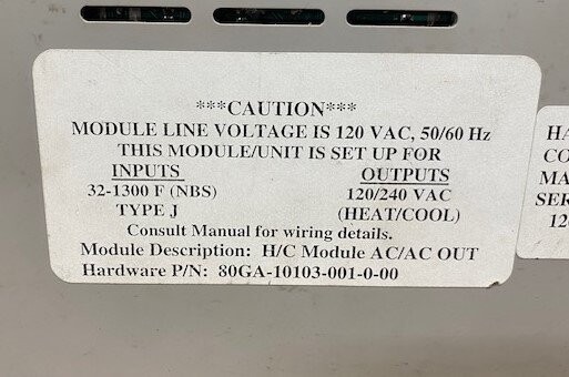Barber-Colman 80GA-10103-001-0-00 Maco 8000 Heat/Cool Module - Image 3