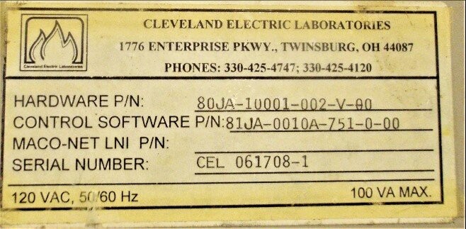 Barber-Colman 80JA-10001-002-V-00 Maco 8000 Parison Module - Image 2