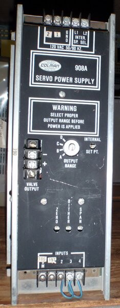Barber-Colman 908A-00001-000-0-00 908A Servo Power Supply