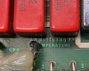 Barber-Colman A-11844-2 Temperature Card - Image 3