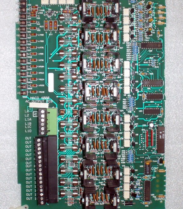 Barber-Colman A-13402-103 Maco 4000 AC Outpout PCB Board