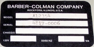 Barber-Colman A12354 Auxiliary Power Supply - Image 2