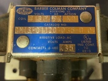 Barber-Colman CM13-01120-035-0-00 Contact Relay - Image 2
