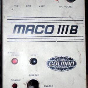 Barber-Colman Maco IIIB Processor Panel