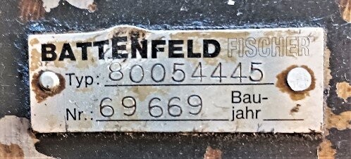 Battenfeld Fischer 80 0544 45 3x85 mm Blow Mold Machine Head - Image 3