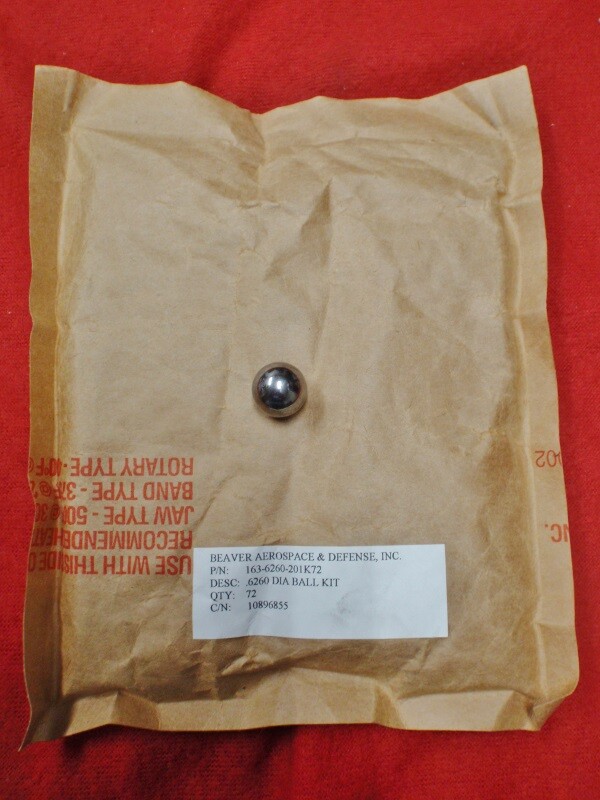 Beaver Aerospace & Defense, Inc. .6260 DIA BALL KIT - Image 2