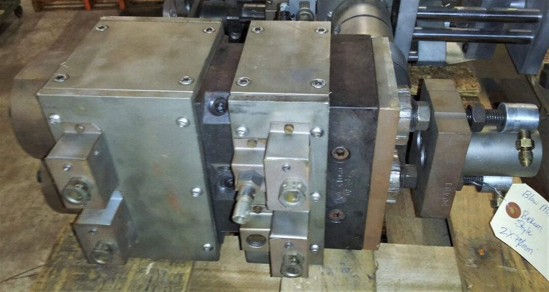 Unknown Brand 2PK70 2x70mm Bekum Blow Mold Machine Head