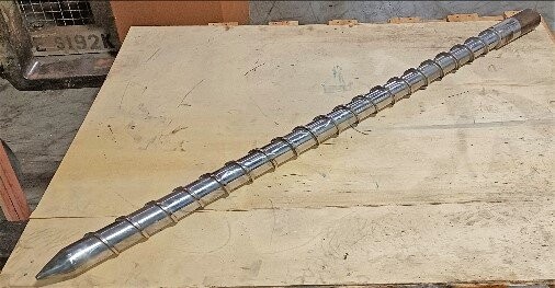 Bekum 60mm Extruder Screw