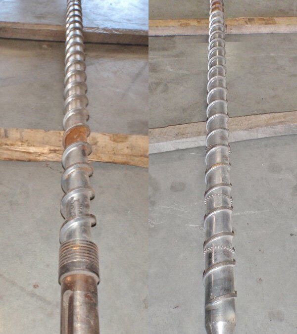 Bekum 70mm 01240 Extruder Screw