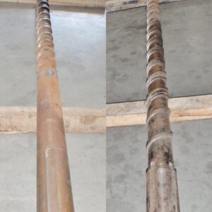 Bekum 80mm 2245 OAL PE Extruder Screw