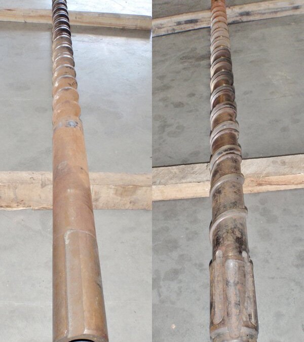 Bekum 80mm 2245 OAL PE Extruder Screw