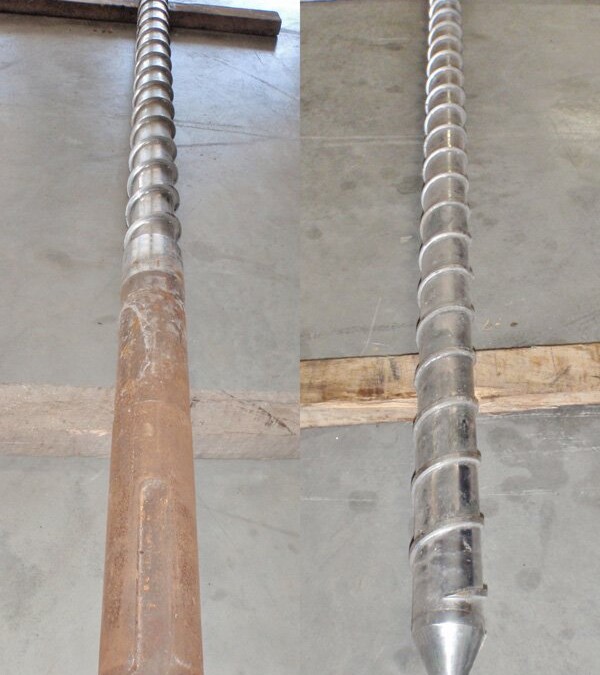 Bekum D1413-27 80mm Extruder Screw