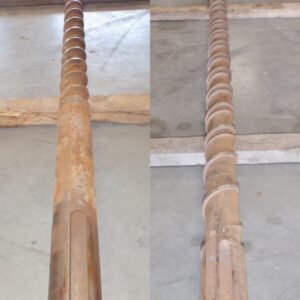 Bekum 80mm PE 2250mm OAL Extruder Screw