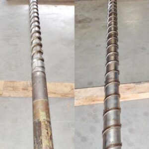 Bekum 80mm PE Extruder Screw
