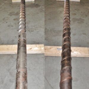 Bekum 80mm PE Extruder Screw