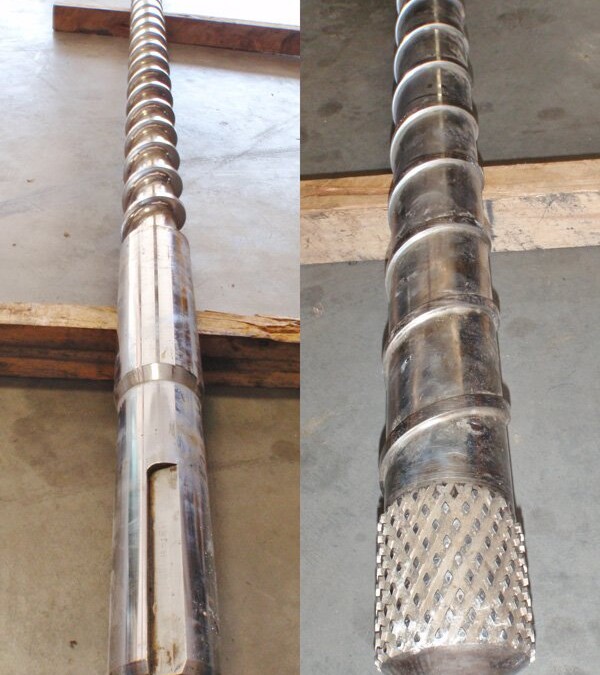 Bekum 90mm 8161-01 Extruder Screw