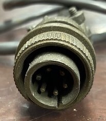 Belden 9444 8' Cable with Amphenol 6 Pin Connector - Image 2