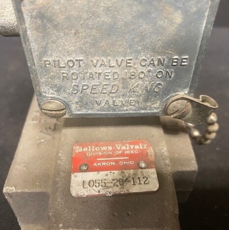 Bellows-Valvair L055-26-112 Valvair Pneumatic Valve - Image 2